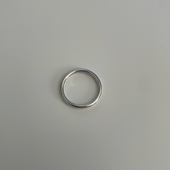 18k white gold band - Picture 1 of 5